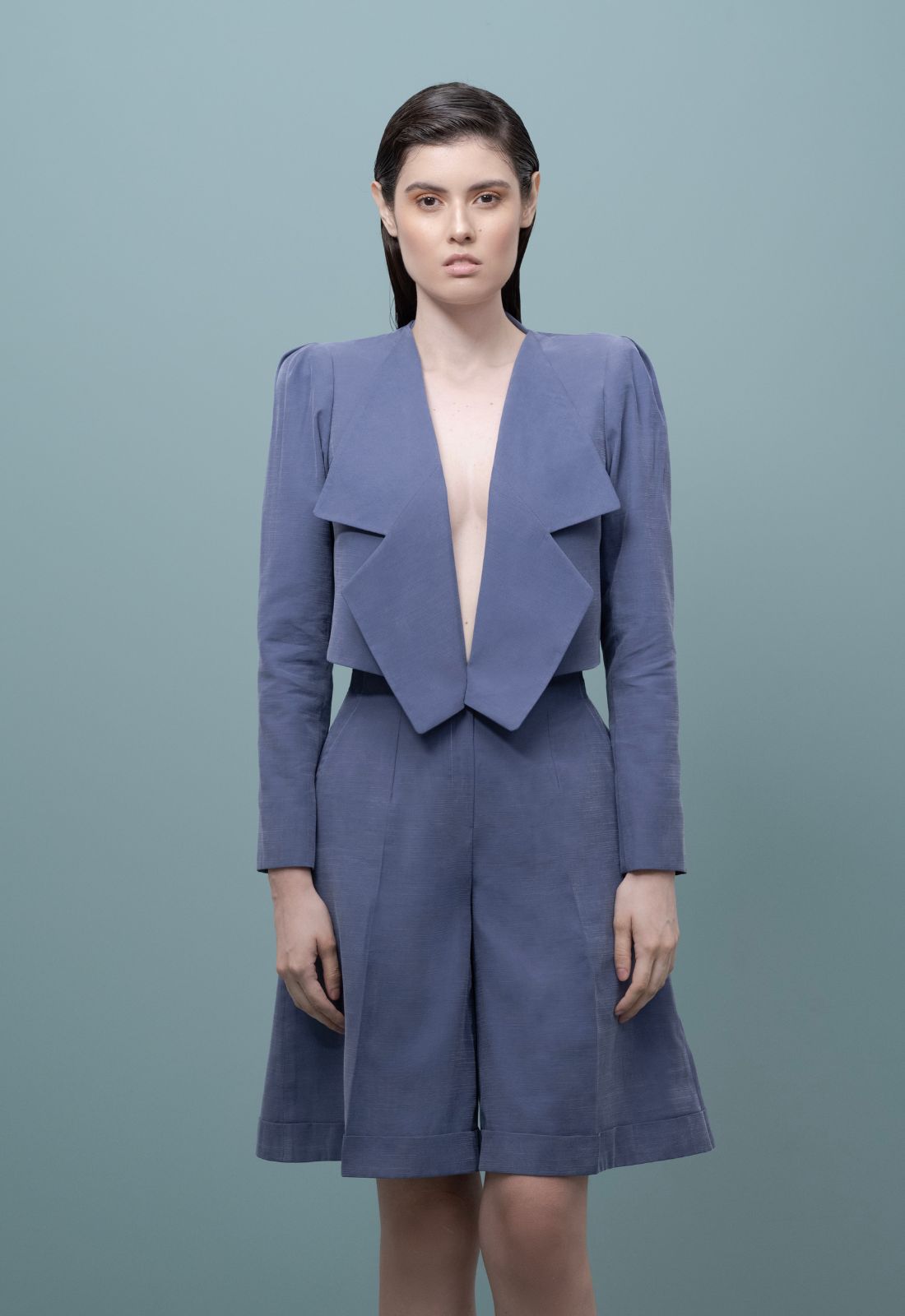 Chaqueta hebra corta informal para Mujer