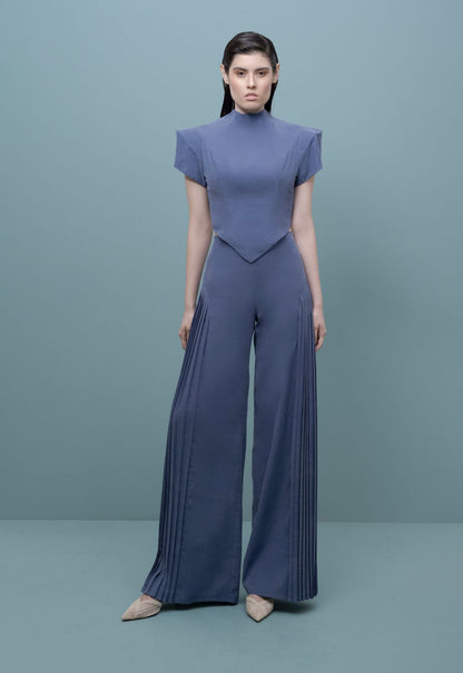 Pantalón Clave Elegante Plisado para Mujer 